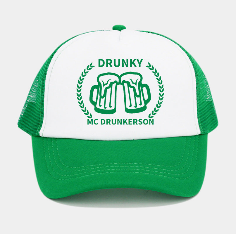 Wholesale lucky grass baseball cap Summer men and women couple Sun net hat peaked cap